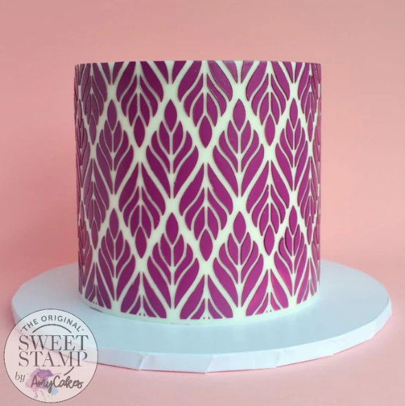 Design / designer pattern cake decorating stencil 