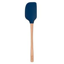 Tovolo Charcoal Grey Silicone Spatula with Wood Handle