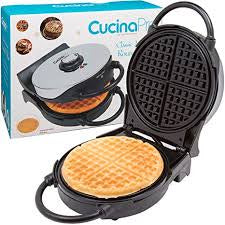 CucinaPro Electric Nonstick 4 Square Belgian Waffle Maker