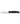 Serrated Spear Tip Paring Knife Black 3.25"