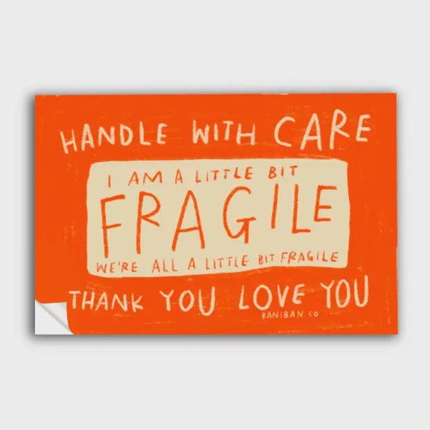 Little Bit Sticker A Little Bit Fragile Sticker – Lovetocook